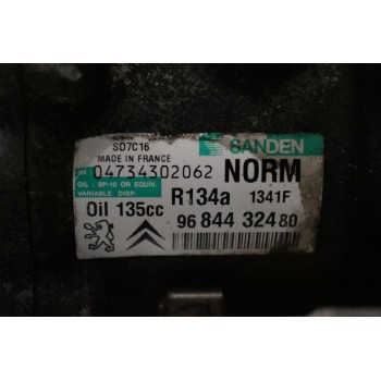Κομπρεσέρ Aircondition A/C Citroen C4 / Peugeot 308 1.6 HDI 9HR 9H05 HDI 2011-2015 9684432480 1341F
