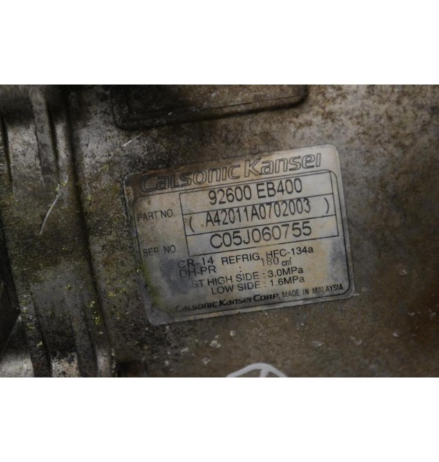 Κομπρεσέρ Aircondition Nissan Navara D40 YD25 2005-2012 CALSONIC 92600-EB400