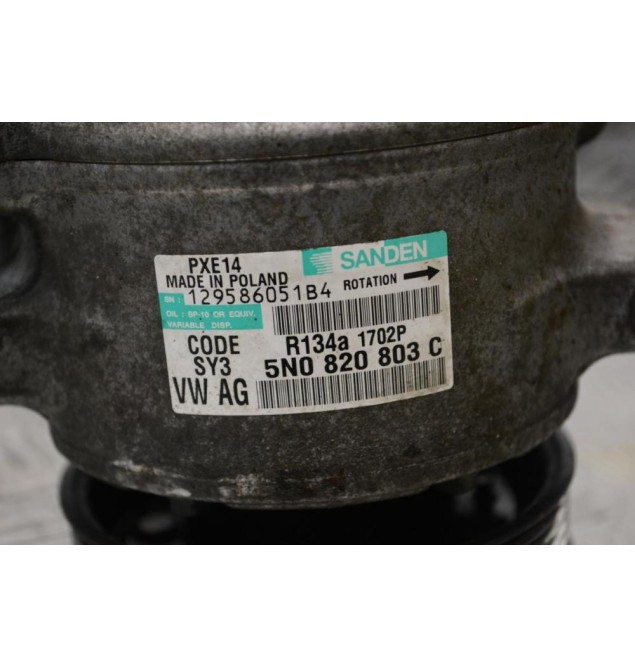 Κομπρεσέρ Aircondition Seat Ibiza/Leon/Toledo/VW Golf CAY 2005-2015 SANDEN 5N0820803C 1702P