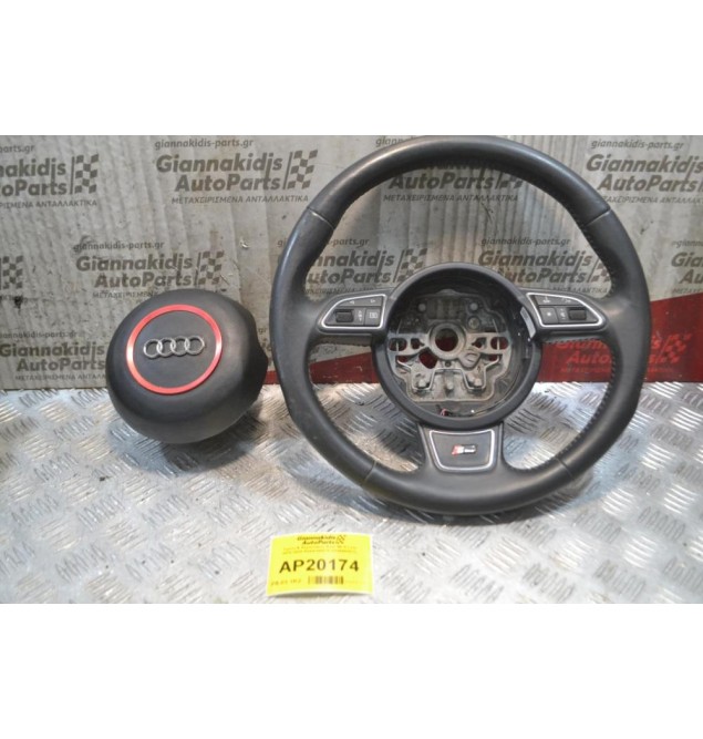 Τιμόνι & Αερόσακος Audi A6 S Line 2010-2020 4G0419091R 8X0880201C