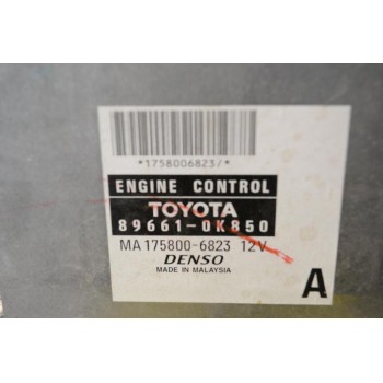 Εγκέφαλος Κινητήρα Toyota Hilux KUN 2005-2015 DENSO 89661-0K850