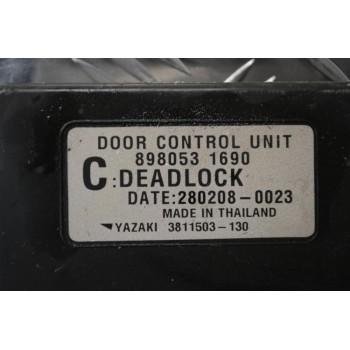 Εγκέφαλος - Πλακέτα Κλειδωματος Isuzu D-Max 2002-2012 8980531690