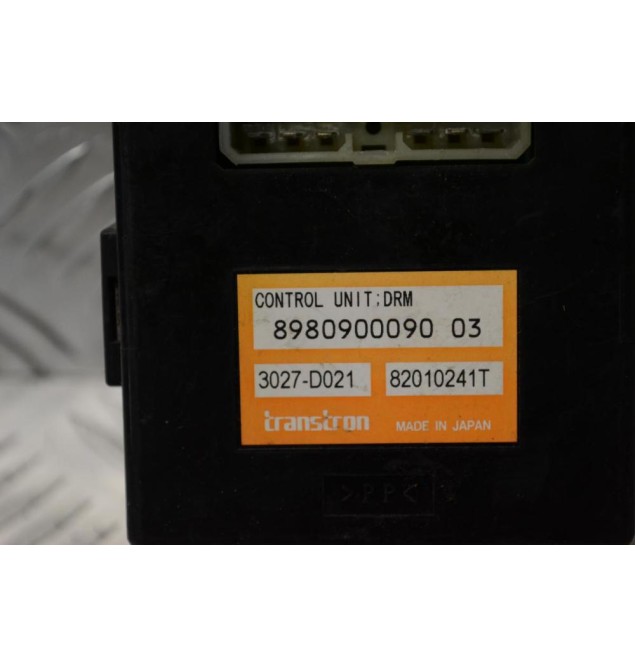 Εγκέφαλος  Μοναδας Ελεγχου Isuzu D-Max 4JK1 2006-2012 TRANSTRON 8980900090