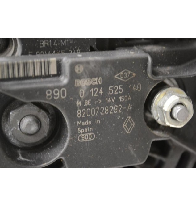 Δυναμό Nissan Juke - Qashqai 1.5 DCI K9K H282 150A 2010-2017 0124525140 8200728292-A