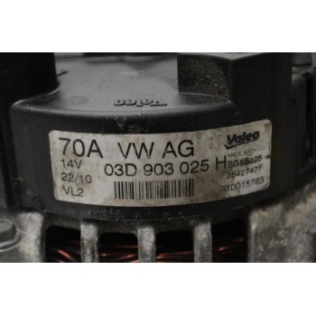 Δυναμό Volkswagen Polo 1.2 BMD VALEO 03D903025H 14V 70A