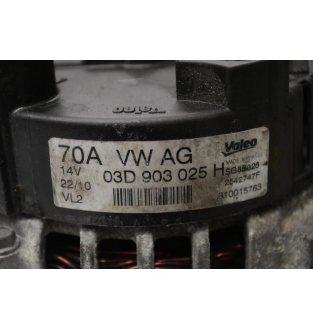 Δυναμό Volkswagen Polo 1.2 BMD VALEO 03D903025H 14V 70A