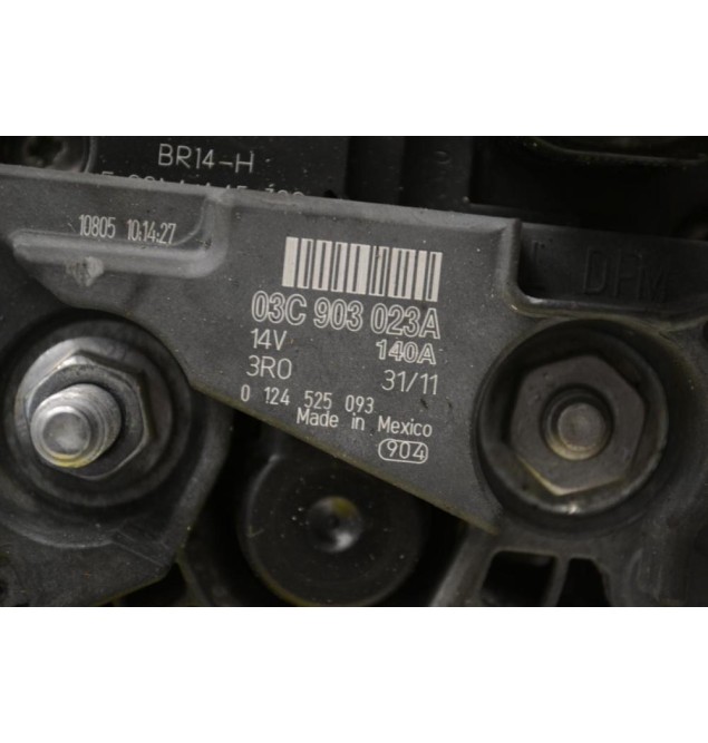 Δυναμό Seat Leon / Ibiza 1.4 TSI CAV BLG BMY CAX 2008-2013 03C903023A 0124525093 140A (Volkswagen Audi Skoda) (Γνήσιος)