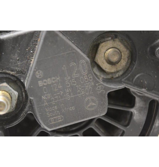 Δυναμό Mercedes-Benz E200 1.8 W211 C200 W203 271948 2003-2010 BOSCH A2711540802 0124515088 (120A)