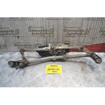 Μοτέρ Υαλοκαθαριστήρων Εμπρός Με Μπράτσα Renault Clio ΙΙΙ 2005-2012