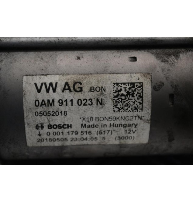 Μίζα Volkswagen Golf 7 / Jetta / Polo / Caddy 1.0 1.2 1.4 TDI/TSI 2010-2019 0AM911023N 0001179516 (Γνήσια) CHZ CXS CZCA CPTA CMBA CHPA) (Seat / Audi A3 A1 Q2 / Skoda Octavia Fabia Kamiq Rapid)