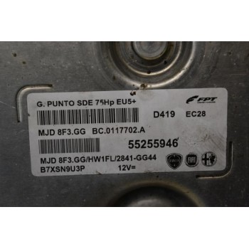 Εγκέφαλος Fiat Grande Punto 2005-2013 199A9000 MAGNETI M. 55255946