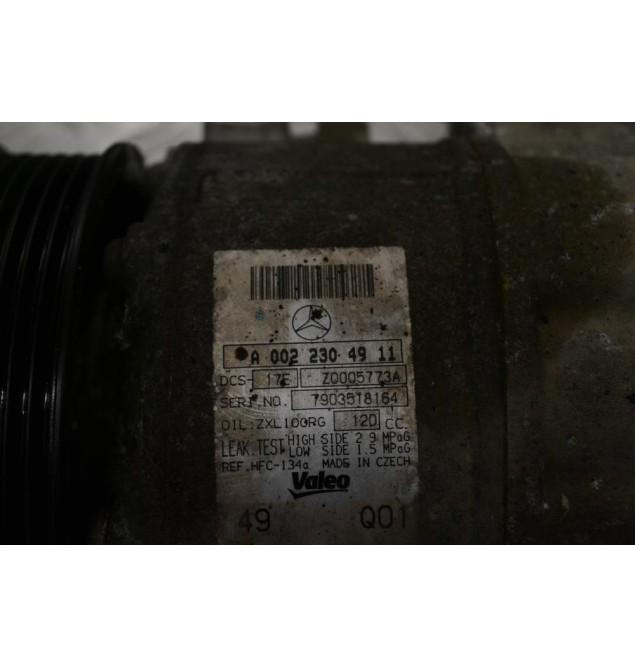 Κομπρεσέρ Aircondition - A/C Mercedes-Benz C Class W204 271950 2004-2012 VALEO A0022304911