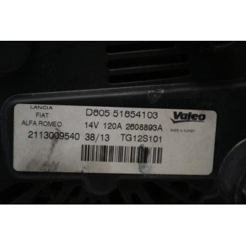 Δυναμό Fiat Panda 2008-2018 199A9000 VALEO D805-51854103