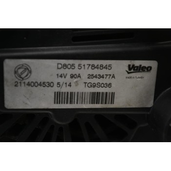 Δυναμός Fiat Punto / 500 / Panda 1.3 JTD 169A5000 2004-2010 51784845 2543477A (Alfa Romeo Mito) (Citroen Nemo)