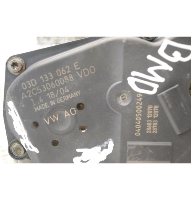 Πεταλούδα Γκαζιού Volkswagen Polo 1.2 BZG 2004-2016 03D133062E A2C53060088 (Γνήσια) (Audi A1 - Seat Ibiza - Skoda)