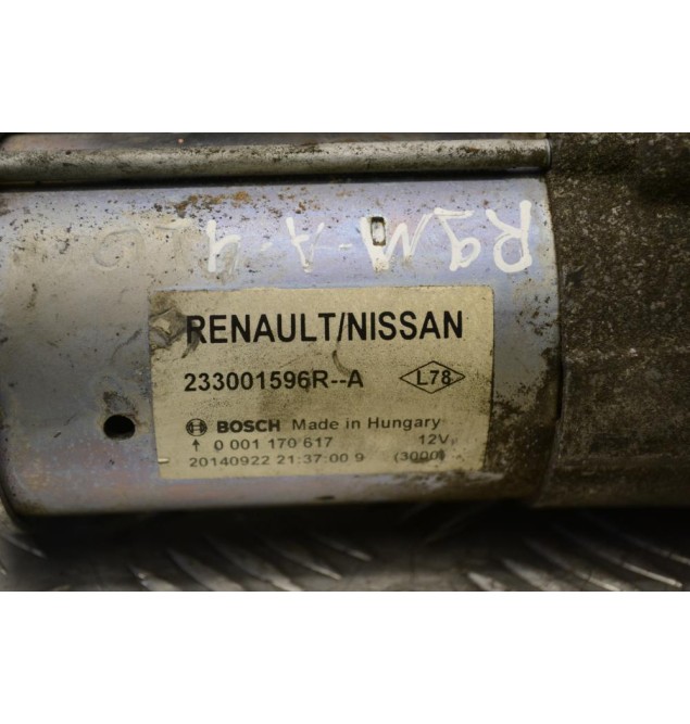 Μίζα Nissan Qashqai / X-Trail 1.6 DCI R9M 2008-2018 BOSCH 233001596R 0001170617