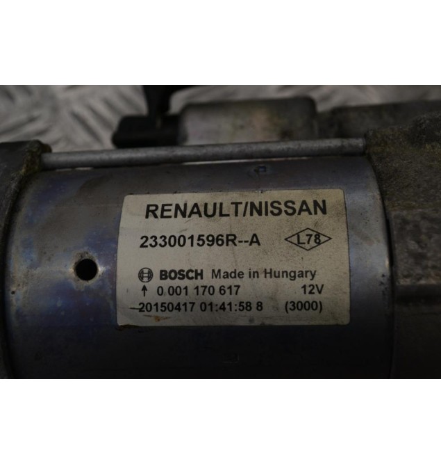 Μίζα Nissan Qashqai / X-Trail 1.6 DCI R9M 2008-2018 BOSCH 233001596R 0001170617