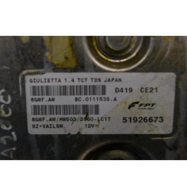 Εγκέφαλος Alfa Romeo Mito / Giulietta 1.4 Turbo MultiAir 170ps 940A2000 2009-2014 51926673