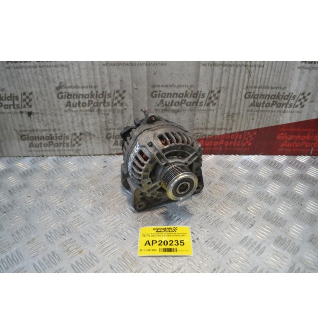 Δυναμό Renault Clio III Diesel Αρ.Κινητήρα K9K766 2005-2012 8200660033 0124425071