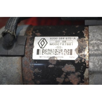 Μίζα Renault Clio III Diesel 12 Δόντια Αρ.Κινητήρα K9K766 2005-2012 8200584675-A M000T87881