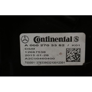 Εγκέφαλος - Μονάδα Ελέγχου Σασμάν Mercedes-Benz E 220 2010-2015 CONTINENTAL 651924 A000270352