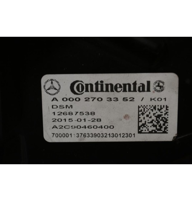 Εγκέφαλος - Μονάδα Ελέγχου Σασμάν Mercedes-Benz E 220 2010-2015 CONTINENTAL 651924 A000270352