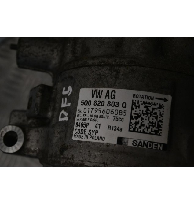 Κομπρεσέρ Aircondition A/C Volkswagen 1.0 TSI CHZ 2010-2019 5Q0820803Q (Seat Audi Skoda)