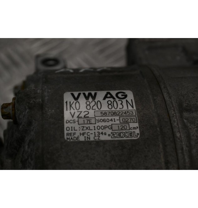 Κομπρεσέρ Aircondition - A/C Κλιματισμός Volkswagen Golf 2008-2015 ZEXEL 1K0820803N (Γνήσιο) (Seat leon / Toledo) (Audi / Skoda)