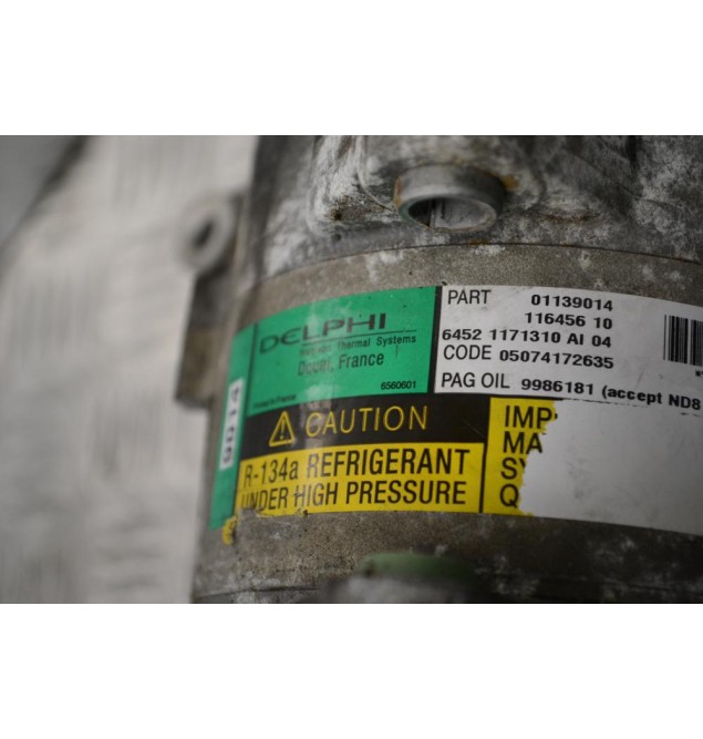 Κομπρεσέρ Aircondition Mini Cooper W11B16AA 01139014 11645610 DELPHI