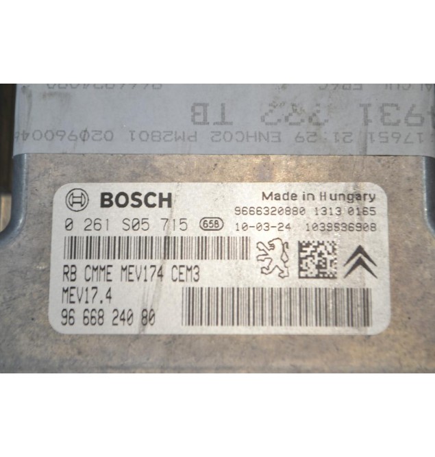 Εγκέφαλος Κινητήρα Peugeot 3008 2009-2016 9666824080 9666320880 0261S05715