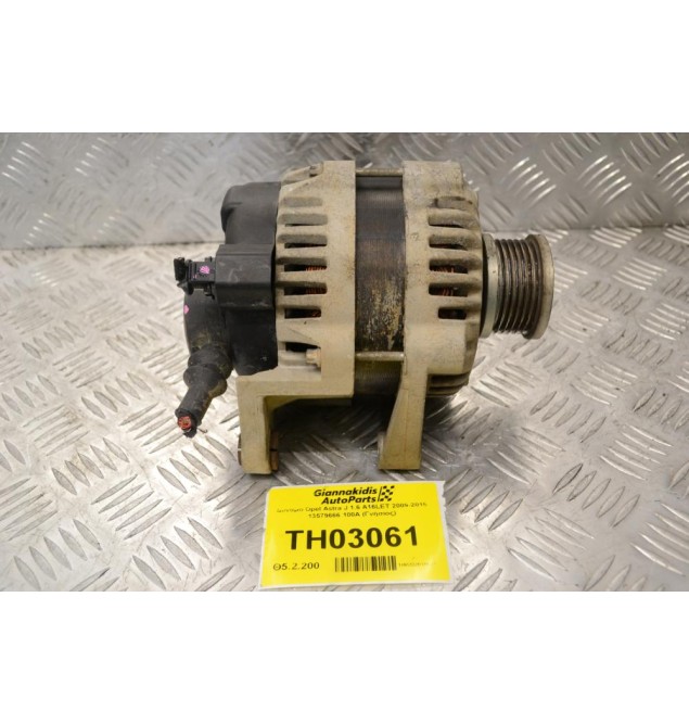Δυναμό Opel Astra J 1.6 A16LET 2009-2015 13579666 100A (Γνήσιος)