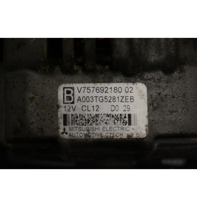 Δυναμό Mini Cooper / Peugeot 207 308 1.6 N16B16A - THP 2007-2013 MITSUBISHI V75769218002 A003TG5281ZEB