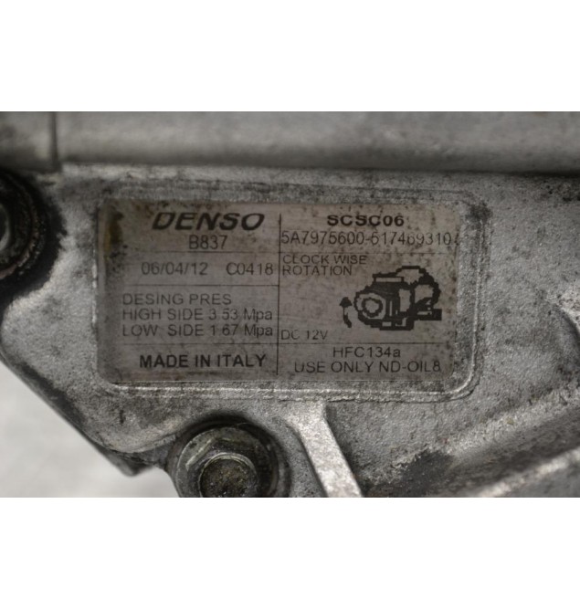 Κομπρεσέρ Aircondition - A/C Κλιματισμός Fiat Panda 188A2000 2002-2009 DENSO 5A7975600-517469310