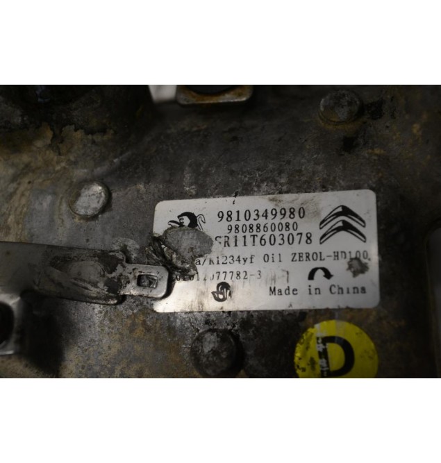 Κομπρεσέρ Aircondition - A/C Citroen C3 2016-2025 9810349980 9808860080