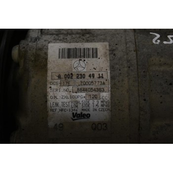 Κομπρεσέρ Aircondition - A/C Mercedes-Benz C Class W204 271950 2004-2012 VALEO A0022304911