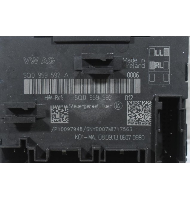 Εγκέφαλος / Πλακέτα Πόρτας Volkswagen Golf VII (7) 2012-2017 5Q0959592A 5Q0959592 (Γνήσιος) (Audi A3 / Seat leon / Skoda Octavia)