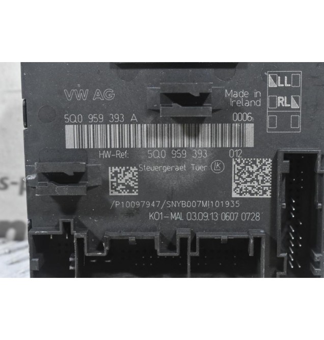 Εγκέφαλος / Πλακέτα Πόρτας Volkswagen Golf 7 / Passat / Tiguan 2012-2017 5Q0959393A 5Q0959393 (Γνήσιος) (Audi A3 Q2 Q3 / Seat leon / Skoda Octavia Kodiaq SuperB)