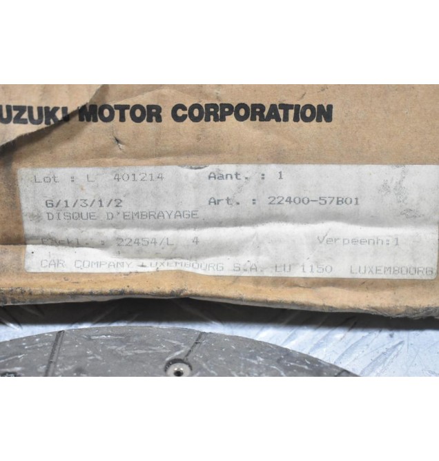 Δίσκος Συμπλέκτη Suzuki Vitara / Grand Vitara 1995-2005 22400-57B01 (Γνήσιος)