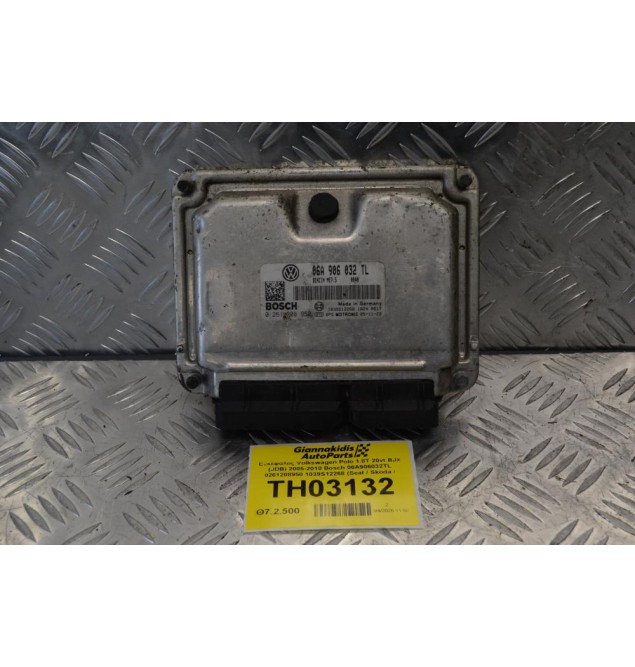 Εγκέφαλος Volkswagen Polo 1.8T 20vt BJX (JDB) 2005-2010 Bosch 06A906032TL 0261208950 1039S12268 (Seat / Skoda / Audi)