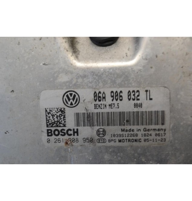 Εγκέφαλος Volkswagen Polo 1.8T 20vt BJX (JDB) 2005-2010 Bosch 06A906032TL 0261208950 1039S12268 (Seat / Skoda / Audi)