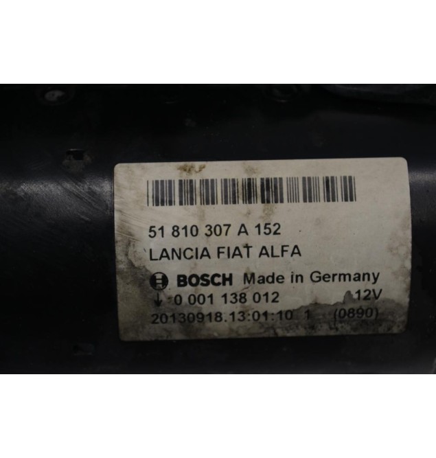 Μίζα Fiat Doblo 1.3 Multijet 263A2000 2010-2015 Bosch 51810307A 0001138012