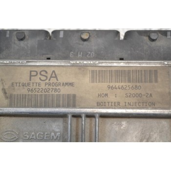 Εγκέφαλος Κινητήρα Peugeot 206 1998-2003 9652202780 9644625680