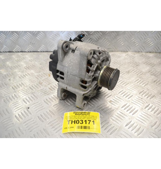 Δυναμό Peugeot 208 2008 308 108 3008 1.2 Turbo 2017-2021 9818677980 (Citroen C1 C3 C4 C-Elysee Berlingo DS3 / Opel Combo Crossland) HN01 HM01 EB2 EB2DTS EB2DT EB2F HMP HMW HNY HNV HNW