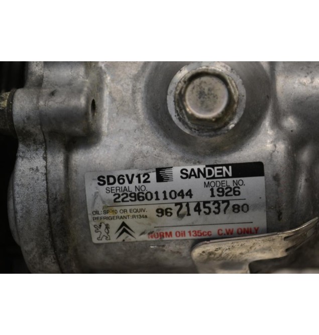 Κομπρεσέρ Aircondition - A/C Peugeot 206 2009-2013 8HR SANDEN 9671453780