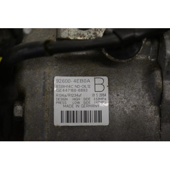 Κομπρεσέρ Aircondition Nissan Qashqai X-Trail Pulsar H5FE / R9M 2014-2021 92600-4EB0A GE447160-6893 (Renault Kadjar Koleos Megane Espace Talisman Scenic / Dacia)