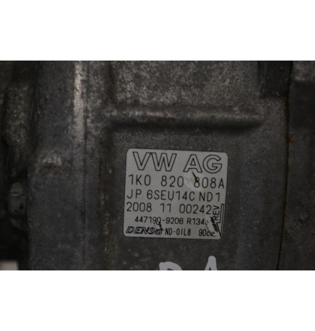 Κομπρεσέρ Aircondition - A/C Volkswagen Golf / Jetta / Passat 1.8 TSI CDA 2005-2012 (Seat Leon - Audi A3 A4 TT Q3 - Skoda Octavia) 1K0820808A 447150-9206