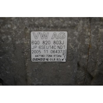 Κομπρεσέρ Aircondition - A/C Seat Ibiza 2001-2006 DENSO 6Q0820803J (Μικρο σπασιμο)