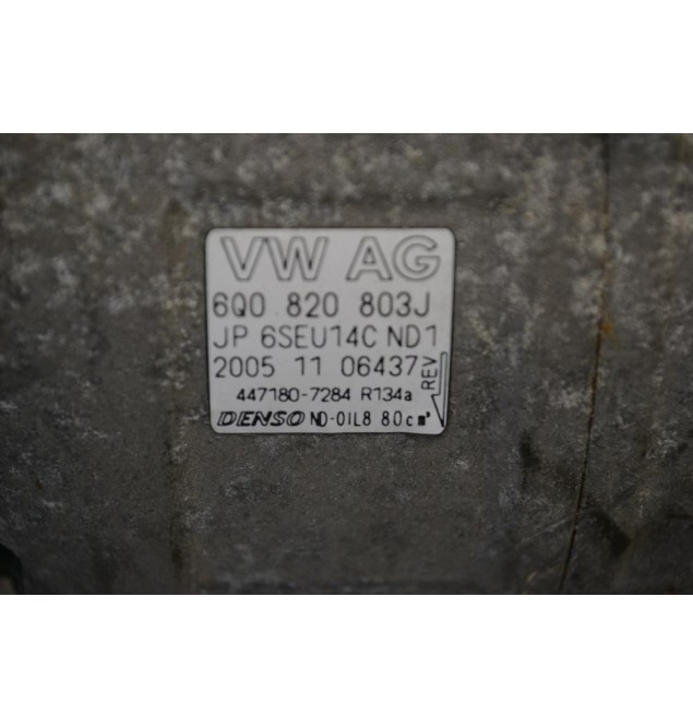 Κομπρεσέρ Aircondition - A/C Seat Ibiza 2001-2006 DENSO 6Q0820803J (Μικρο σπασιμο)