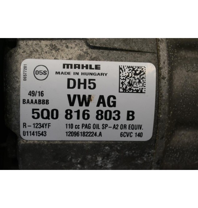 Κομπρεσέρ Aircondition - A/C Seat Leon / Ibiza CΧΧ 2008-2015 5Q0816803B (Volkswagen / Audi / Skoda) (Γνήσιο)
