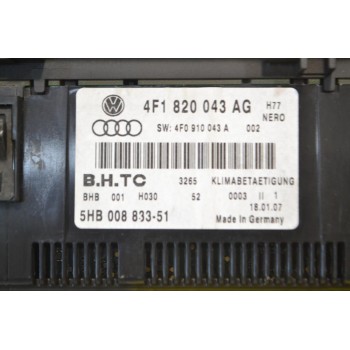 Χειριστήριο Κλιματισμού Audi A6 2004-2008 4F1820043AG